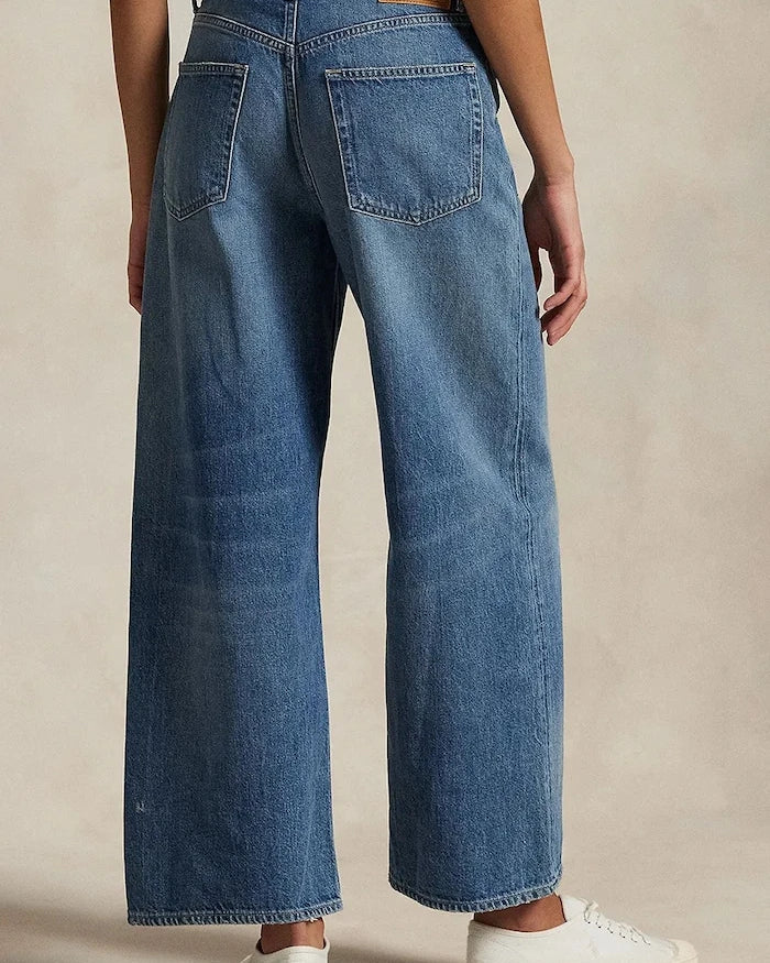 Polo Ralph Lauren Pamuklu Jean Wd Lg Crp Ankle Wide