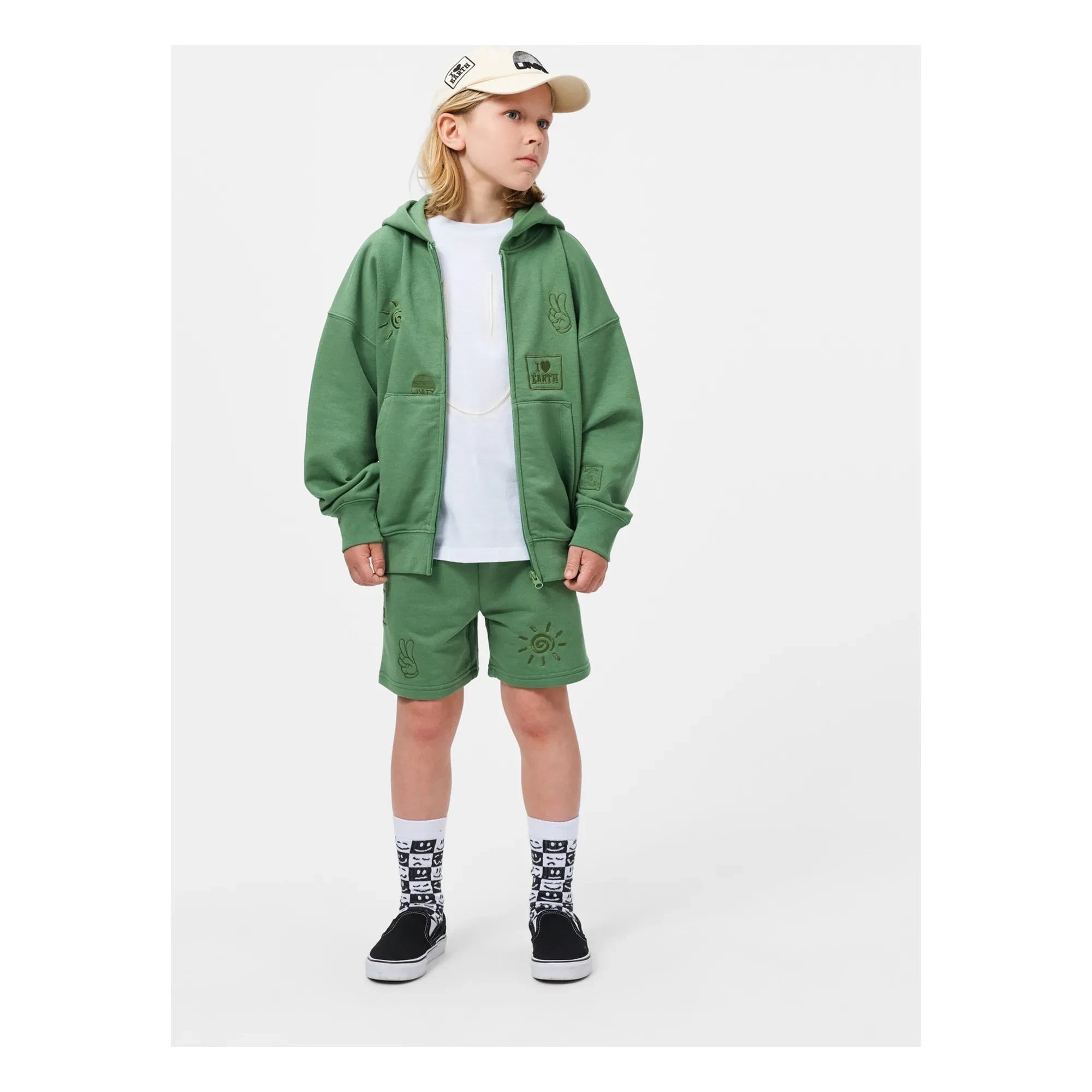 Molo - Amil embroidered shorts | Green