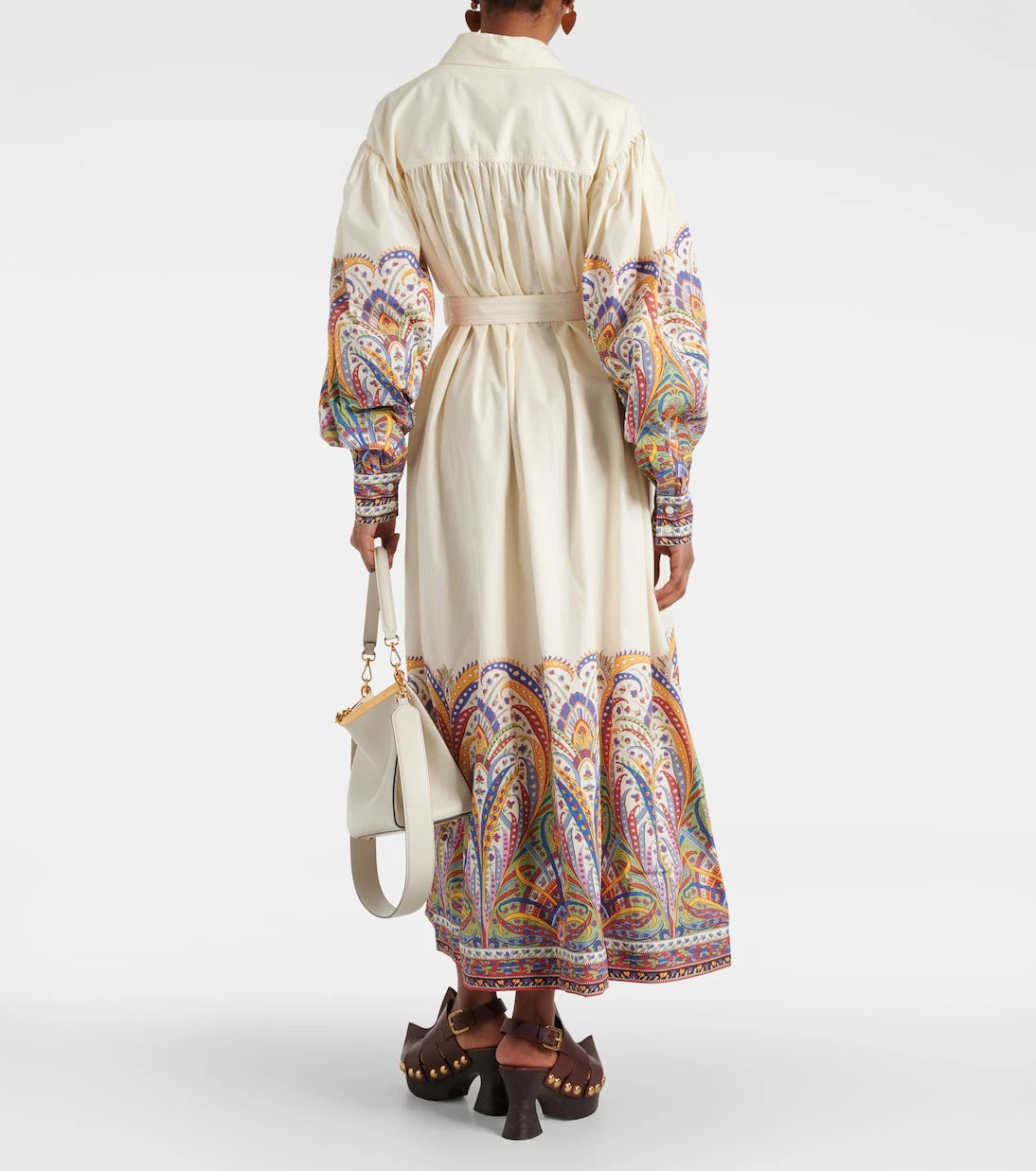 Etro - Paisley cotton poplin shirt dress