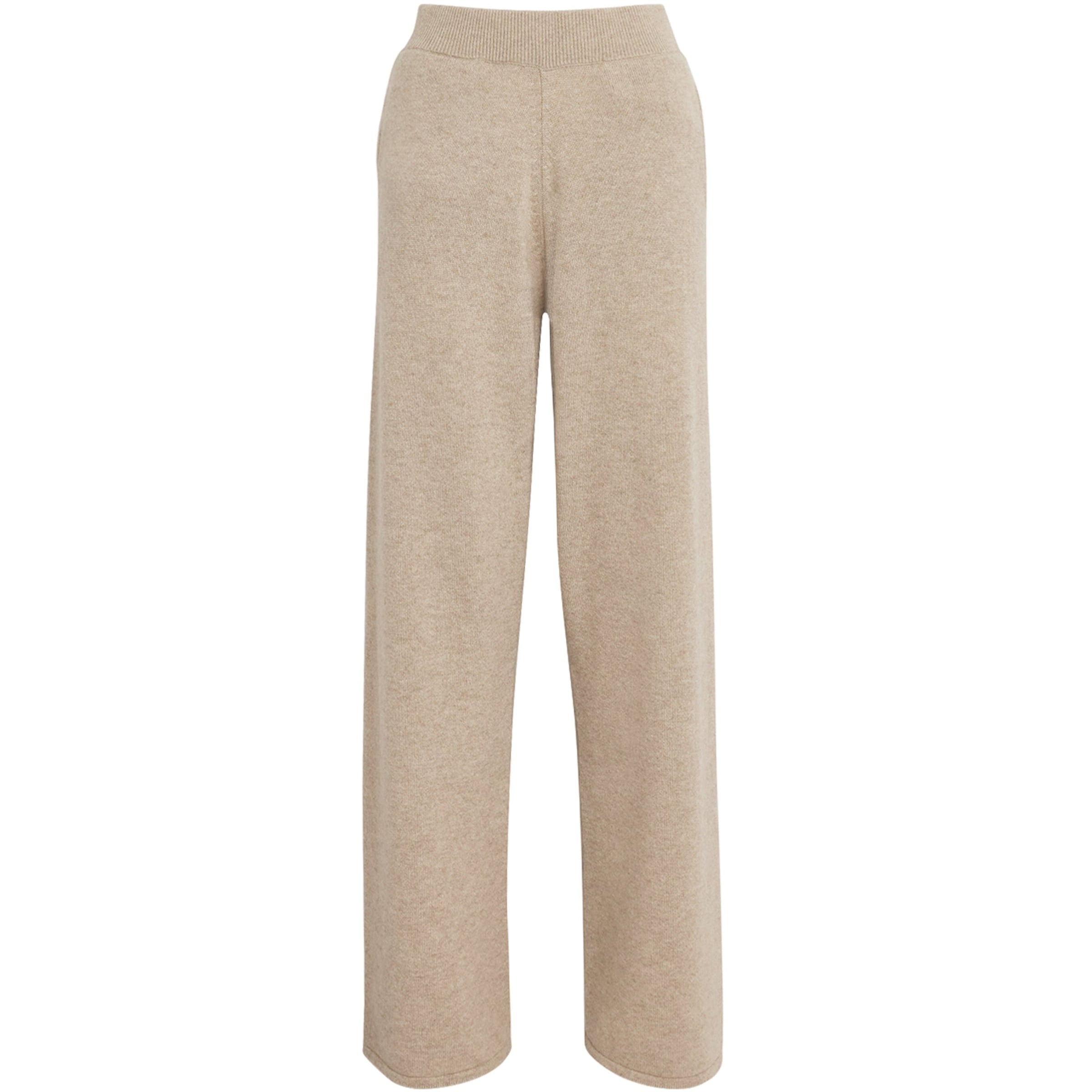 Cashmere Wide-Leg Sweatpants