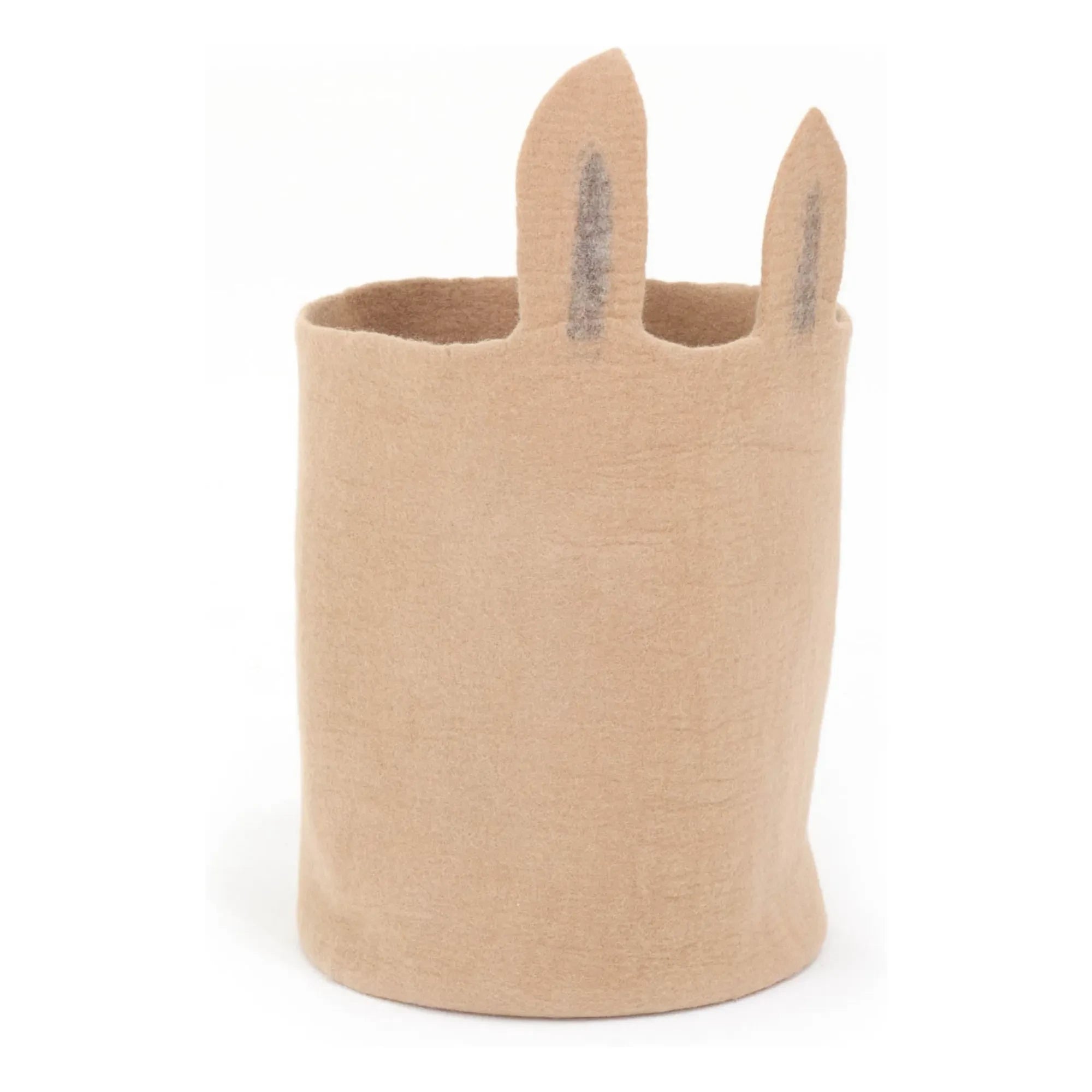 Muskhane - Bunny felt storage basket | Beige