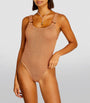 Metallic Domino Swimsuit METALLIC COCOA