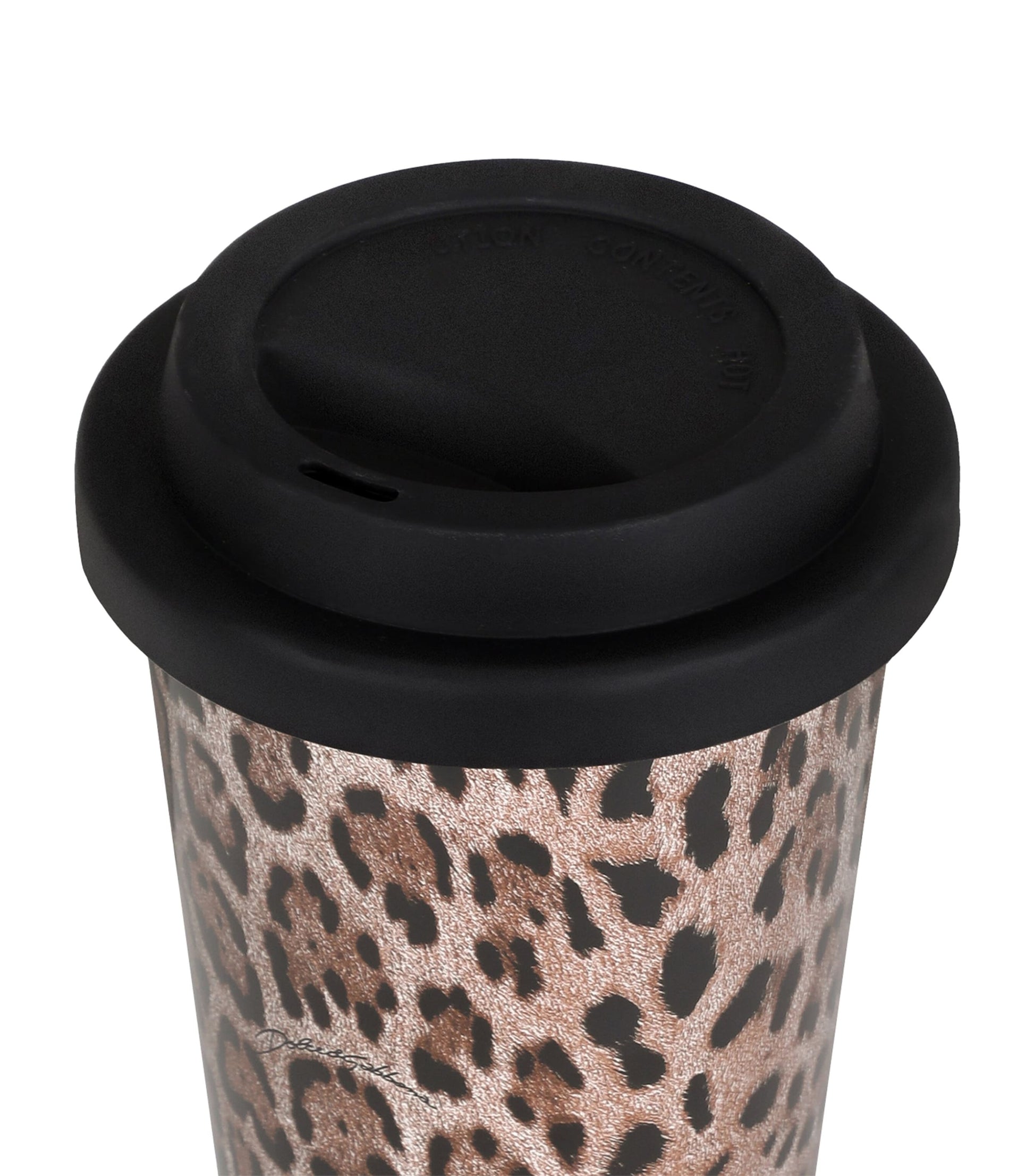 Dolce & Gabbana Casa Ceramic Leopardo Travel Mug