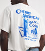 Cherry Los Angeles Cotton Logo Print Coast to Coast T-Shirt