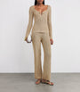 Beige Knitted Lawena Trousers