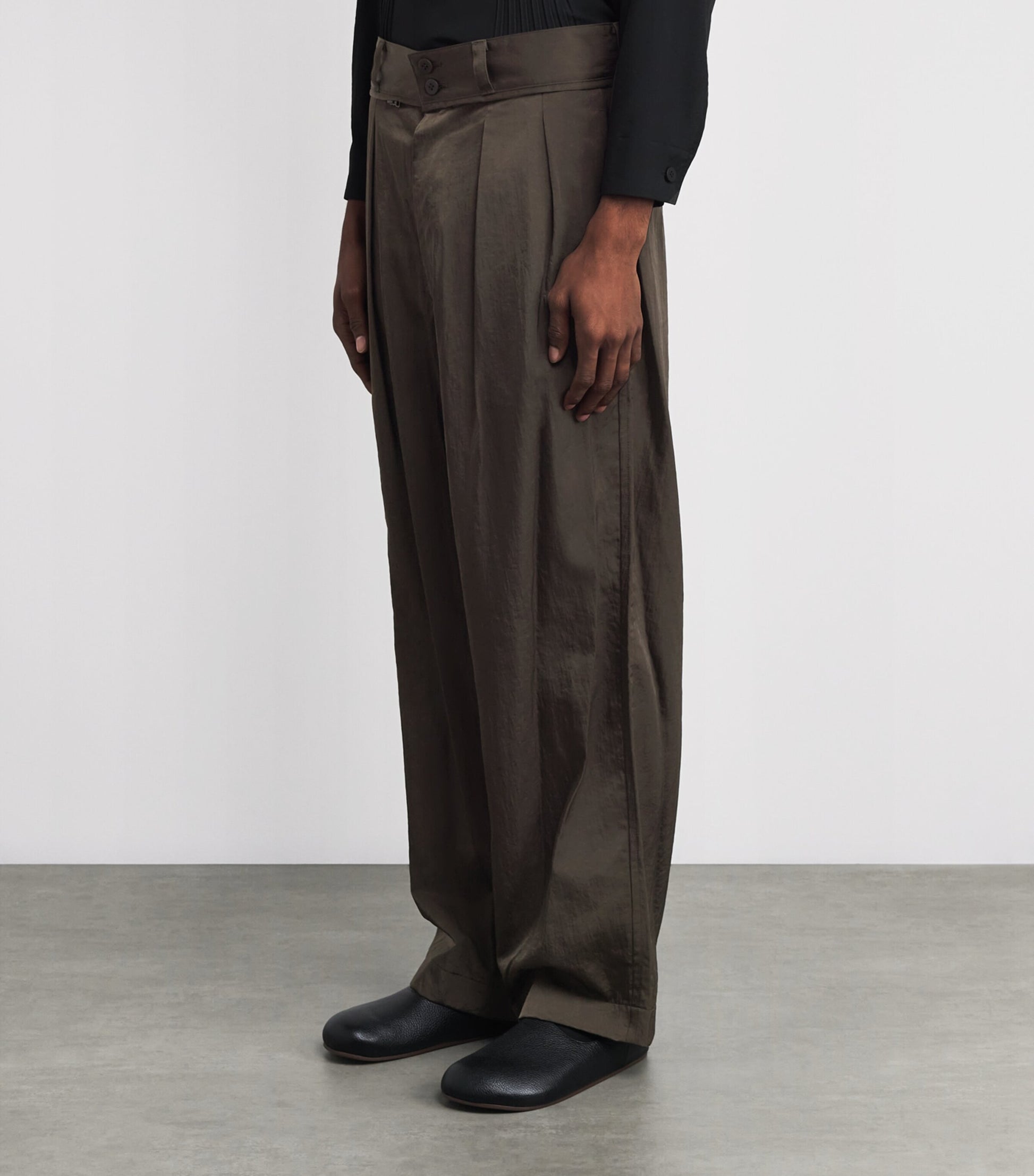IM MEN Detachable Linear Switch Trousers