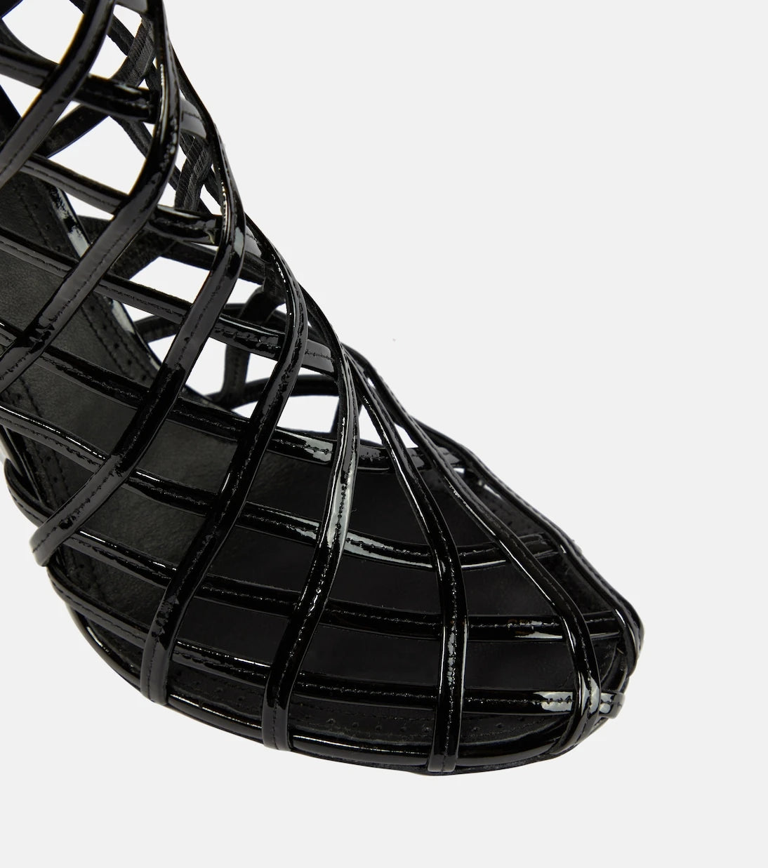 Alaïa - Leather wedge ankle boots