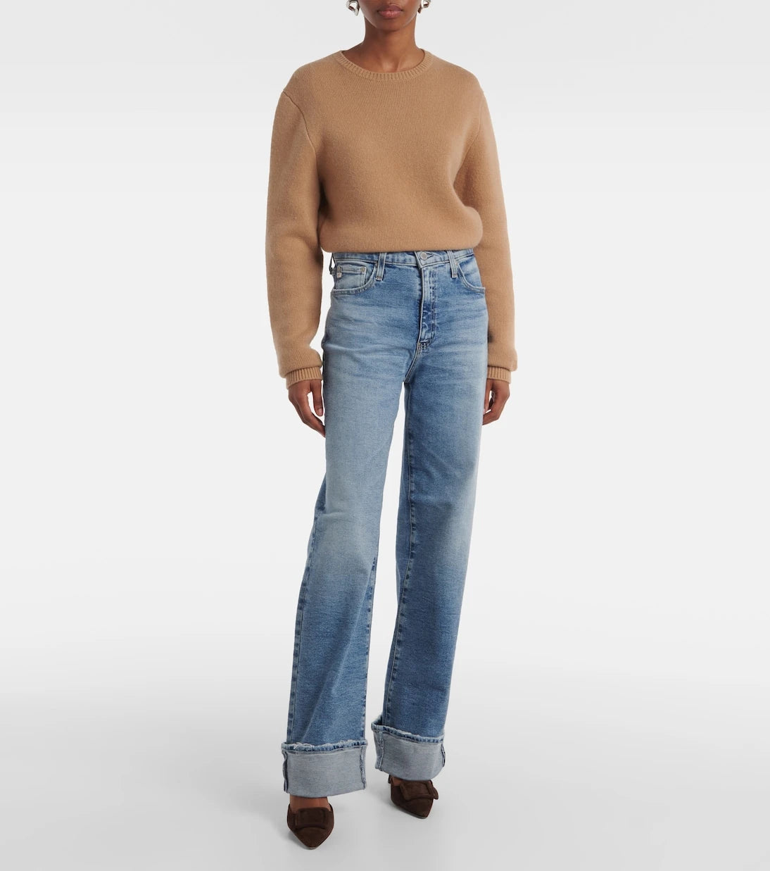 AG Jeans - Kora high-rise wide-leg jeans