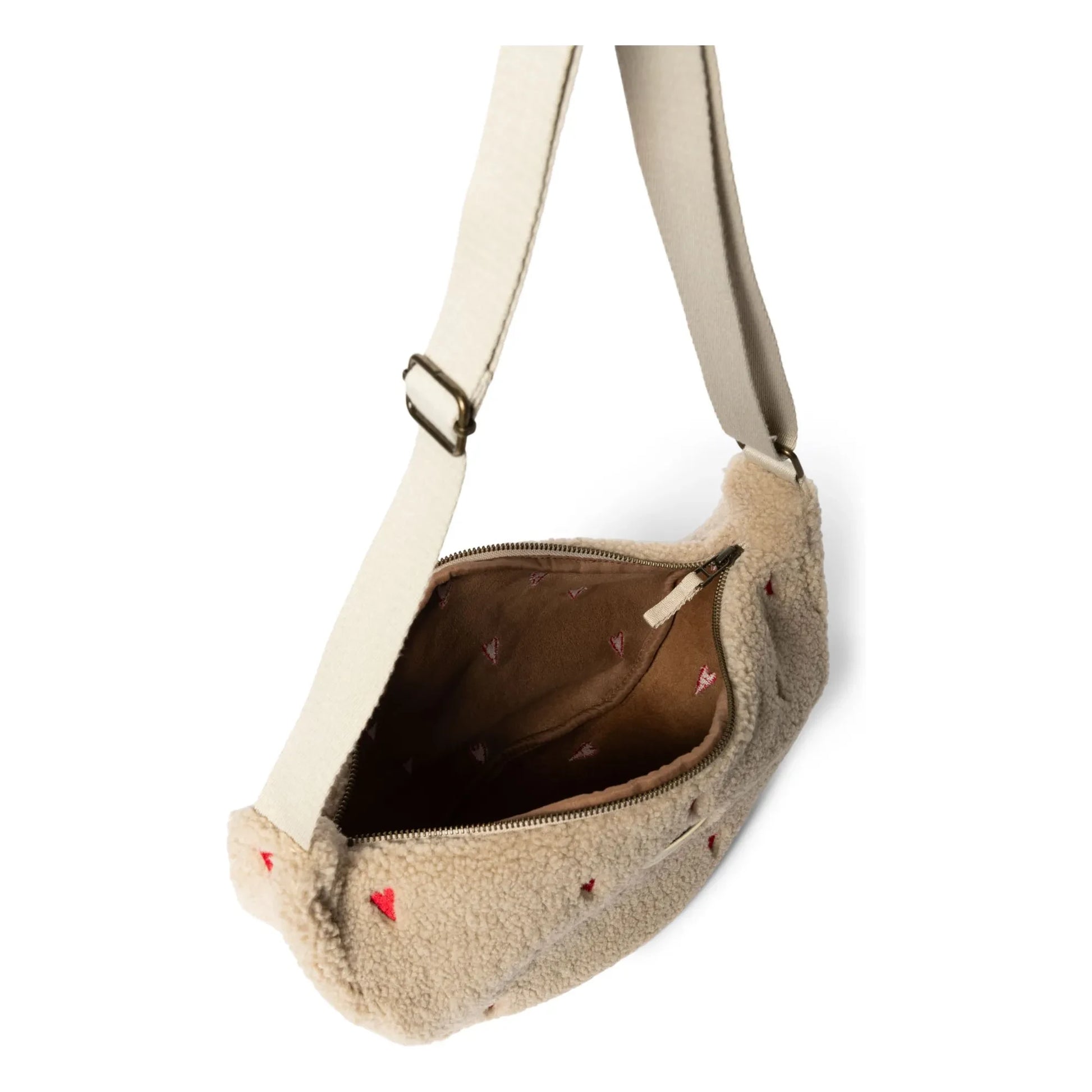 Studio Noos - Hearts fanny pack | Ecru