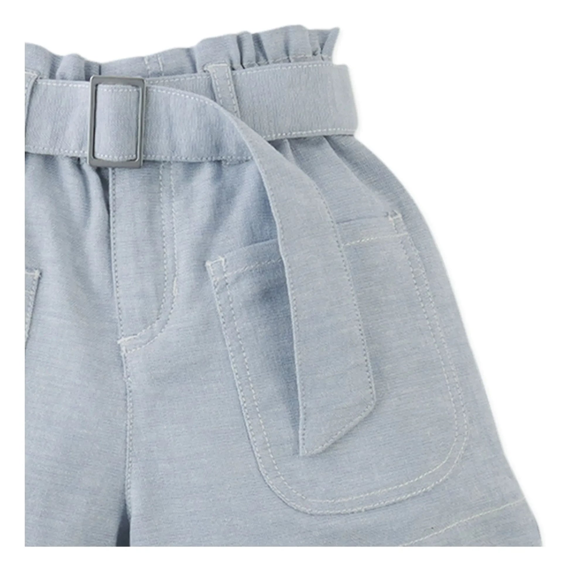 Gingersnaps - Amara Belt Short | Light Blue