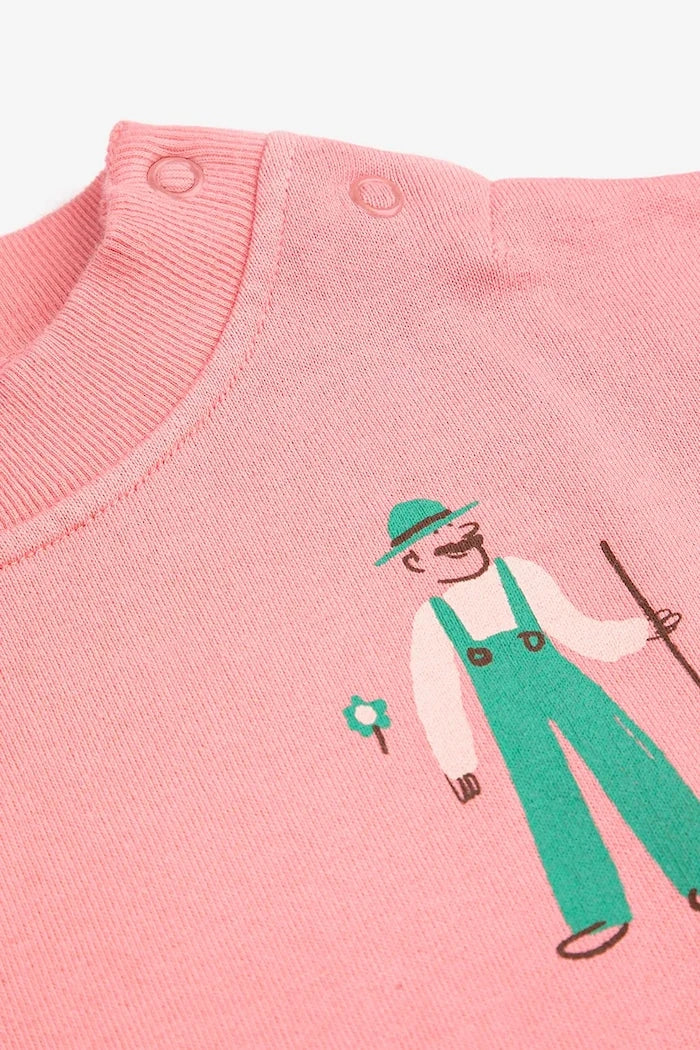 Bobo Choses Farm Adventure Bebek Pamuklu Sweatshirt