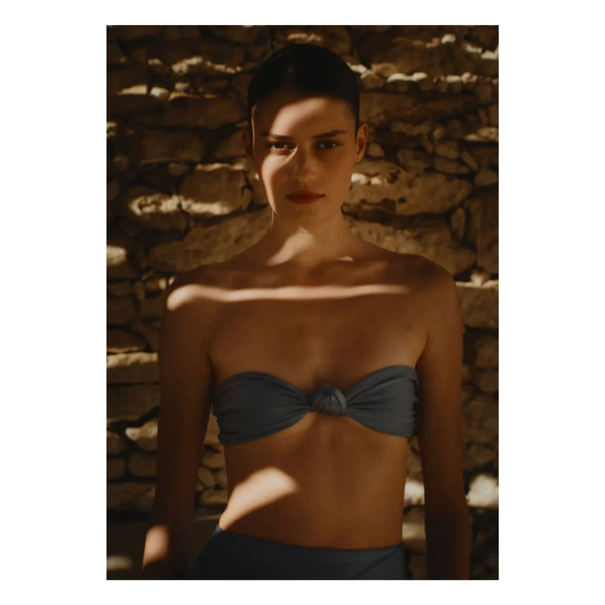 Vanessa Sposi - Le Loop Bandeau Swimsuit Top | Light blue