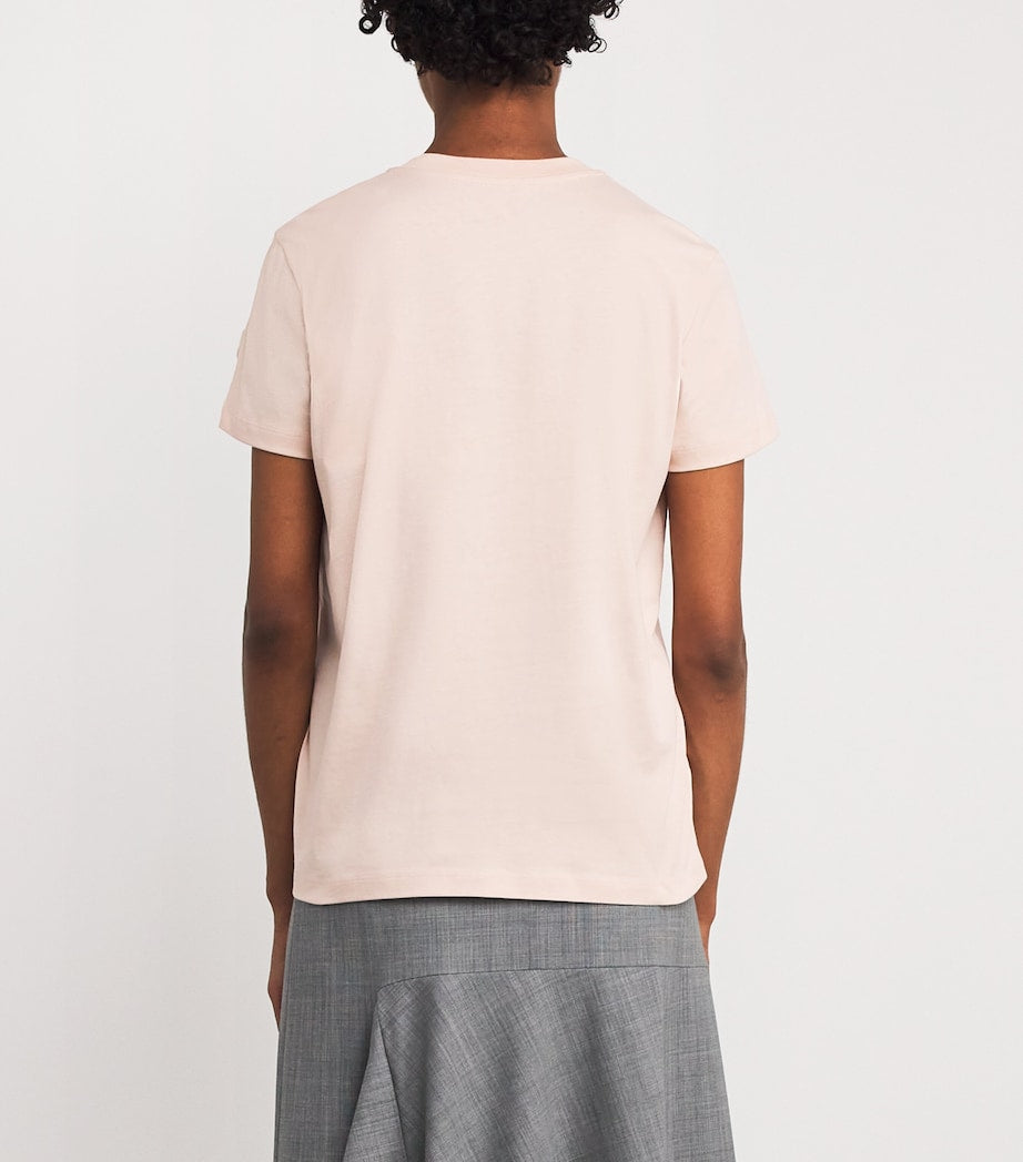 Moncler Nude Cotton Logo T-Shirt
