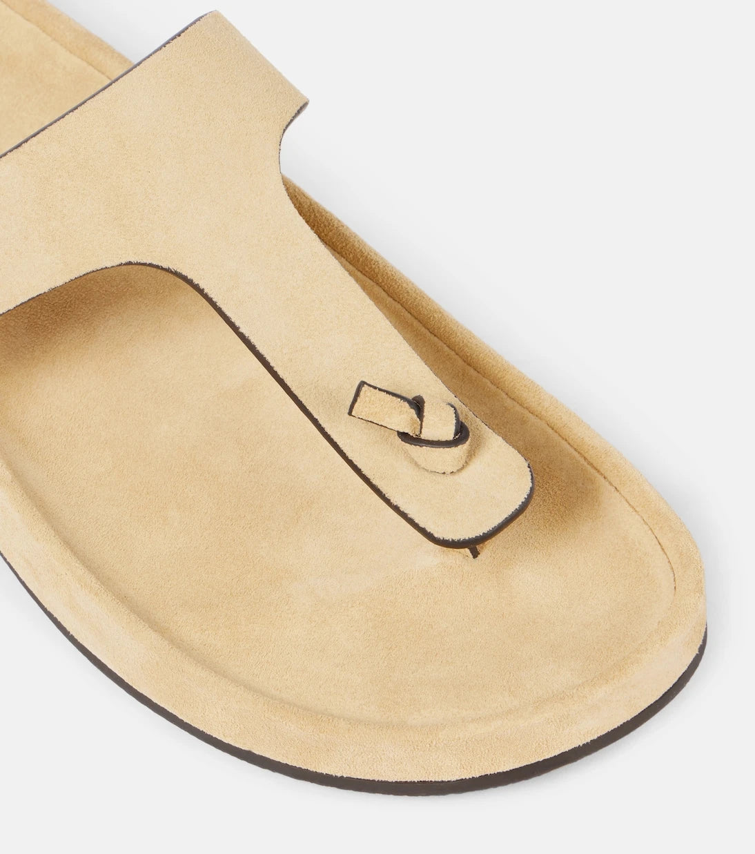 Tory Burch - Double T suede thong sandal