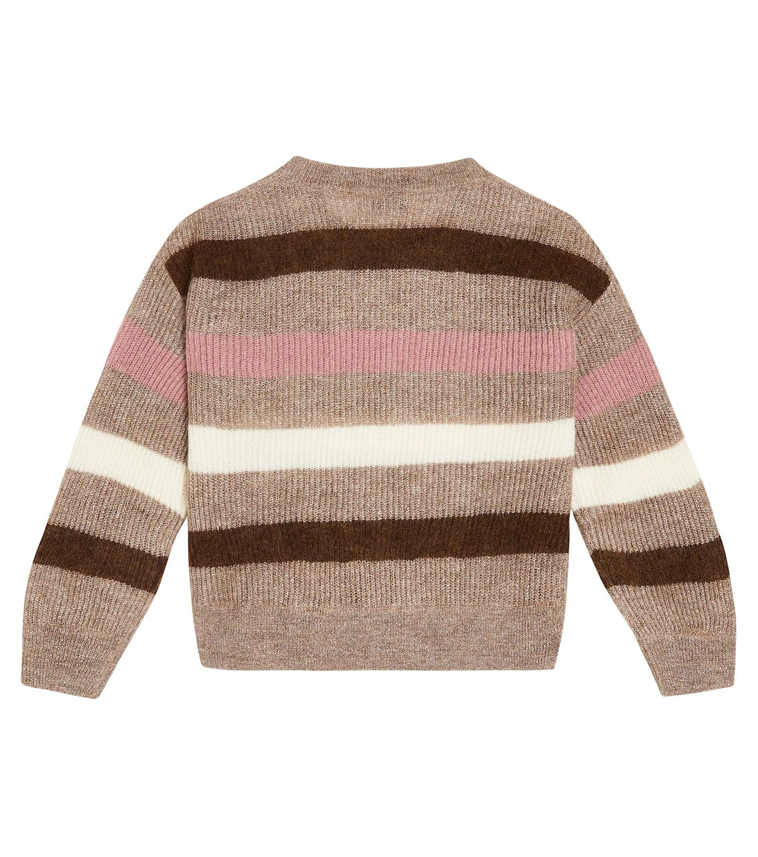 Brunello Cucinelli Kids - سترة مخططة من مزيج الموهير
