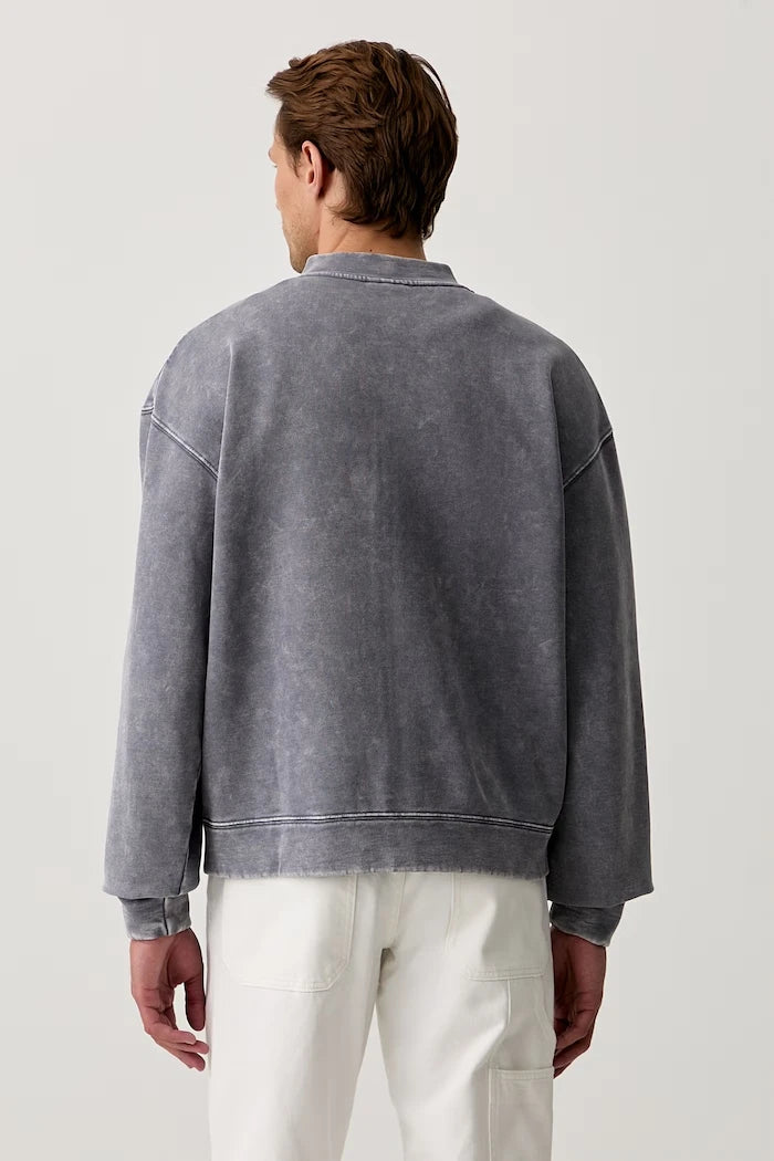 Karl Lagerfeld Jeans fermuarlı erkek pamuklu sweatshirt