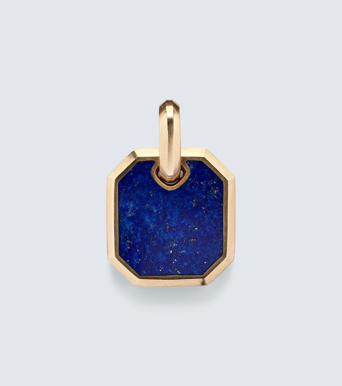 David Yurman - Amulet 18kt gold pendant with lapis lazuli