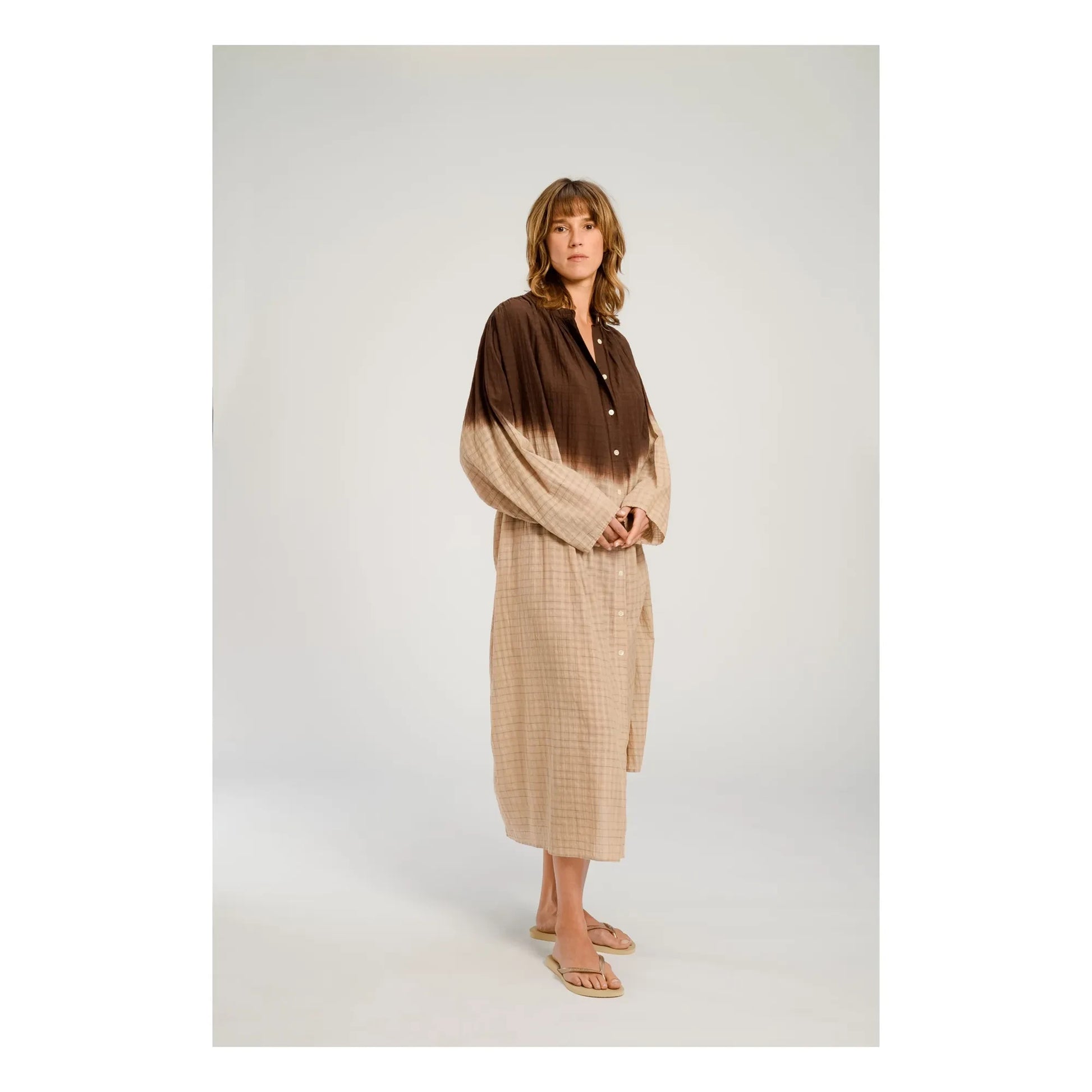 Virginie de Vinster - Himi dress | Brown