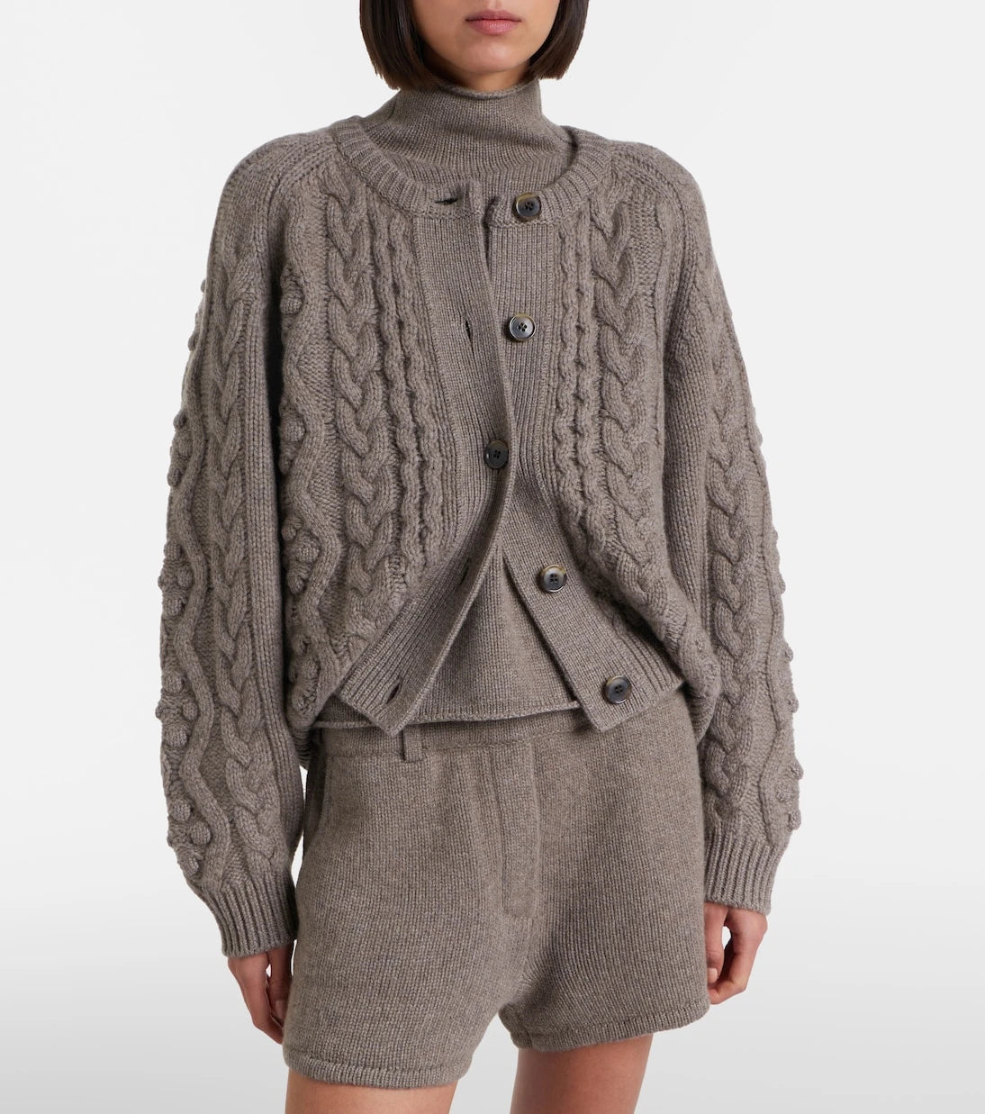 Lisa Yang - Winroe cable-knit cashmere cardigan