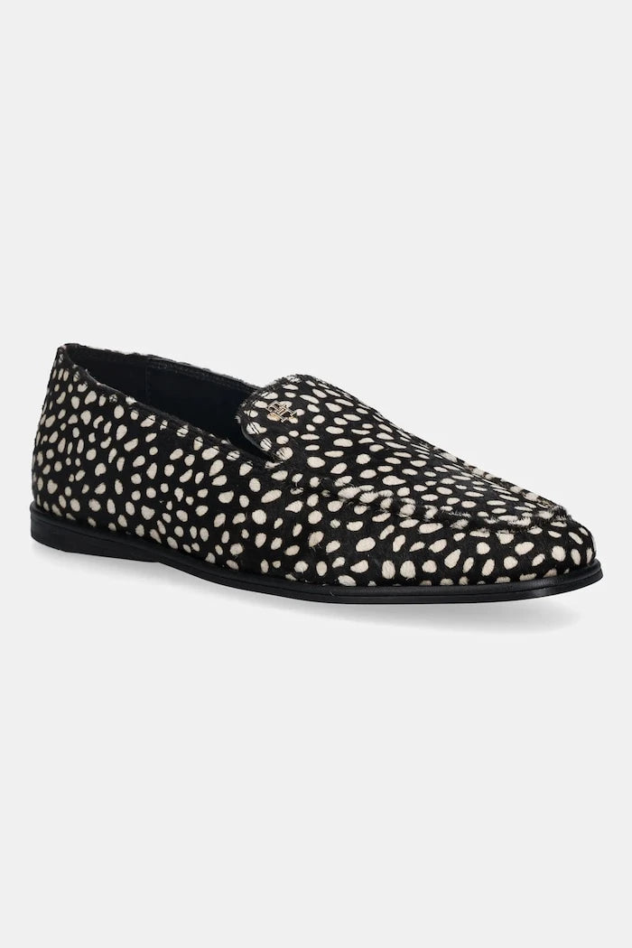 Tommy Hilfiger TH PONEY HAIR LOAFER Kadife Mokasinler