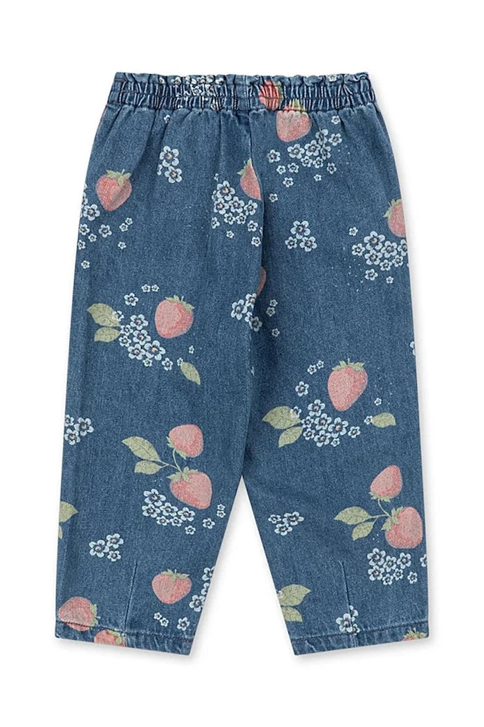 Konges Sløjd MAGOT FRILL PANTS GOTS Çocuk Jean Pantolon