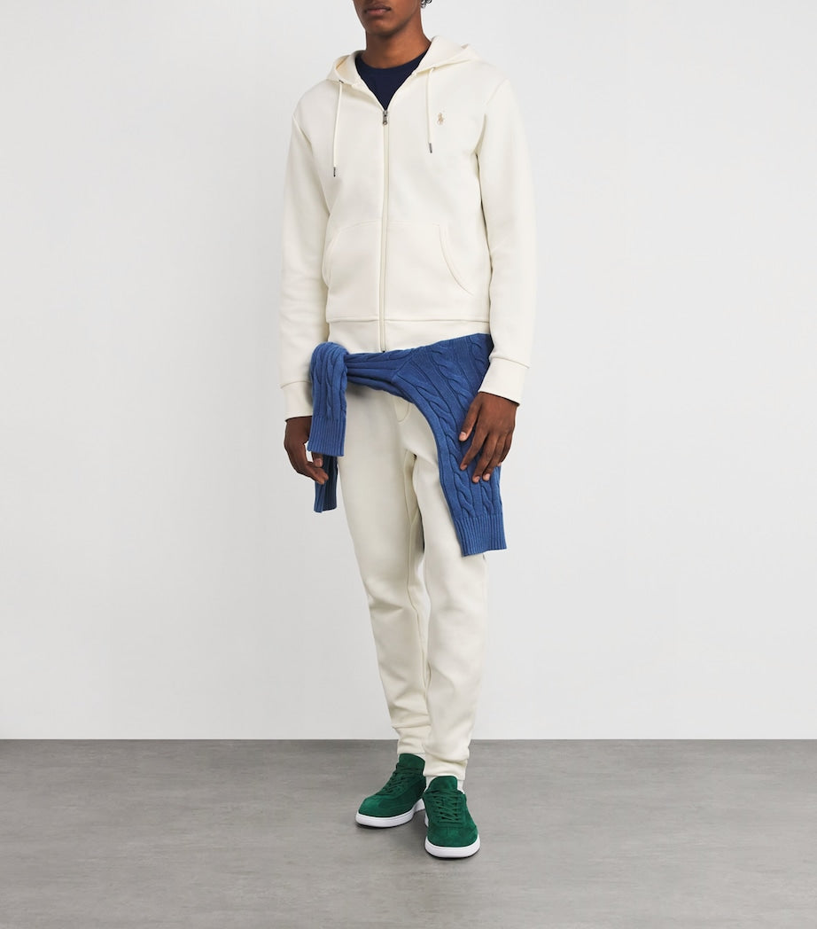 Polo Pony Zip-Up Hoodie NATURAL
