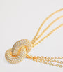 Yellow Gold and Diamond Legacy Knot Necklace