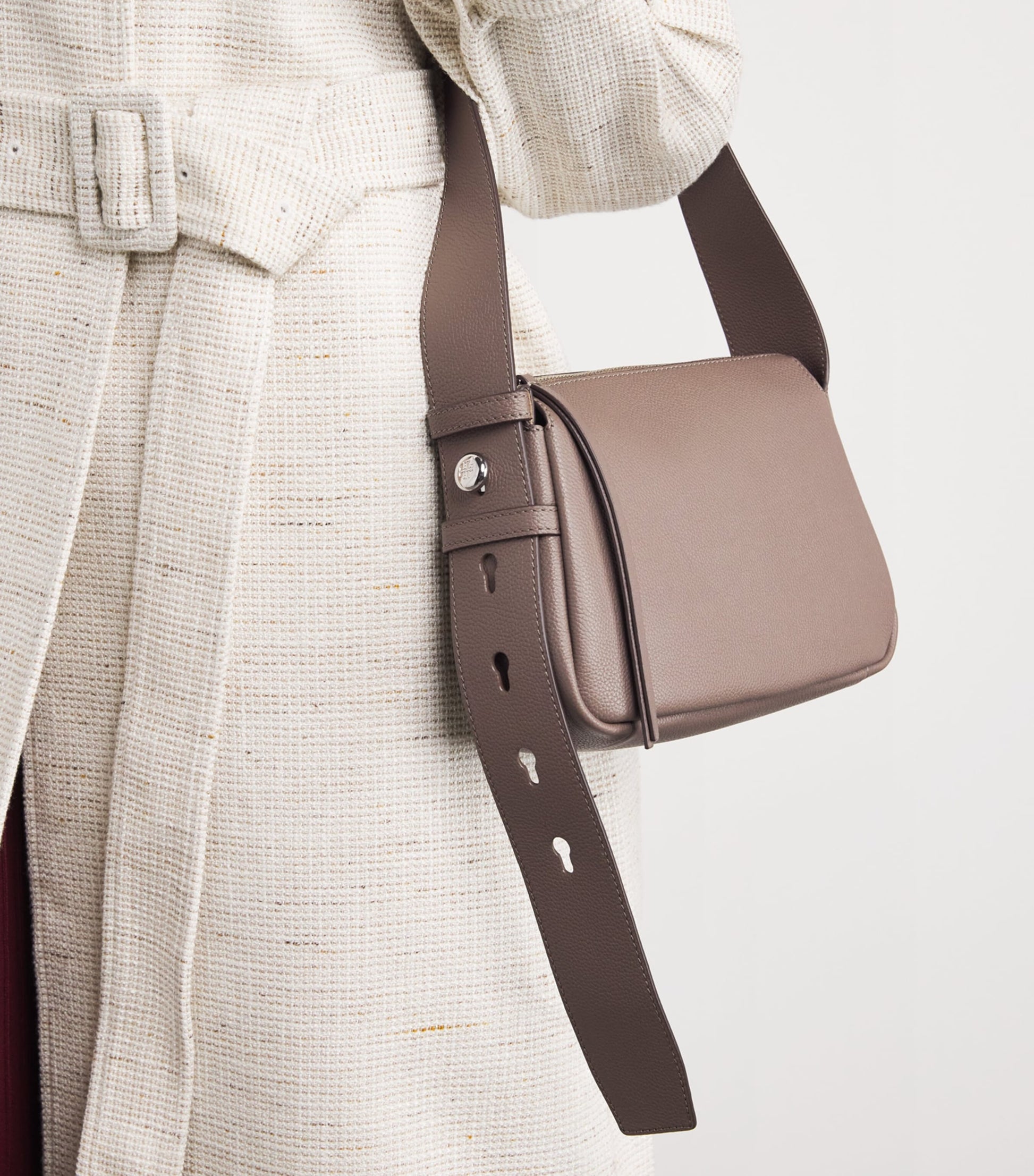 Small Leather Romy Shoulder Bag