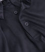 Navy Cashmere Polo Shirt