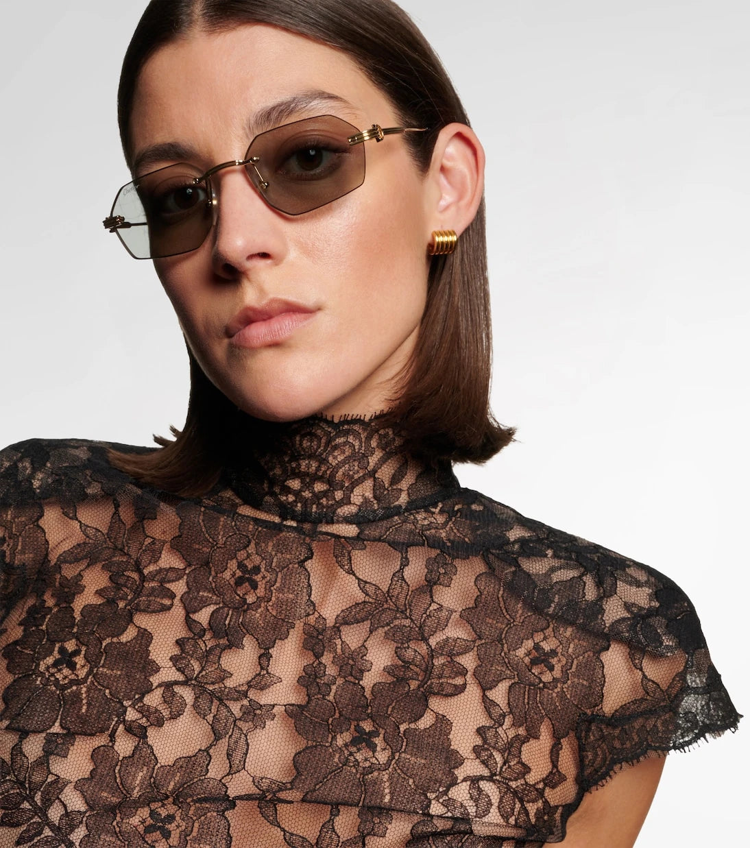 مجموعة كارتييه للنظارات - نظارة شمسية Première De Cartier مستطيلة