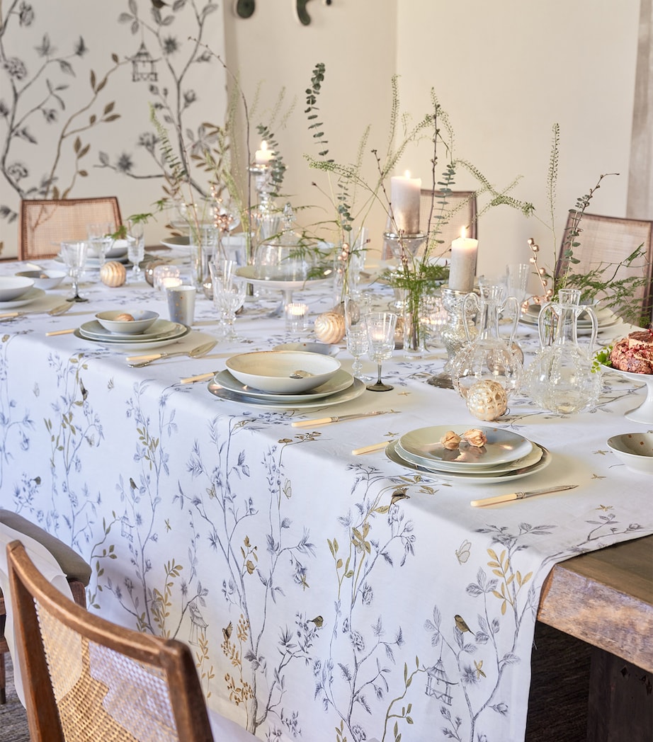 Linen Botanical Tablecloth (170cm x 250cm)