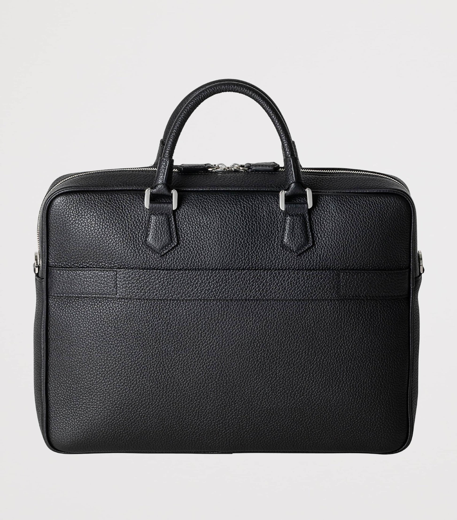 Slim Cachimere Leather Briefcase