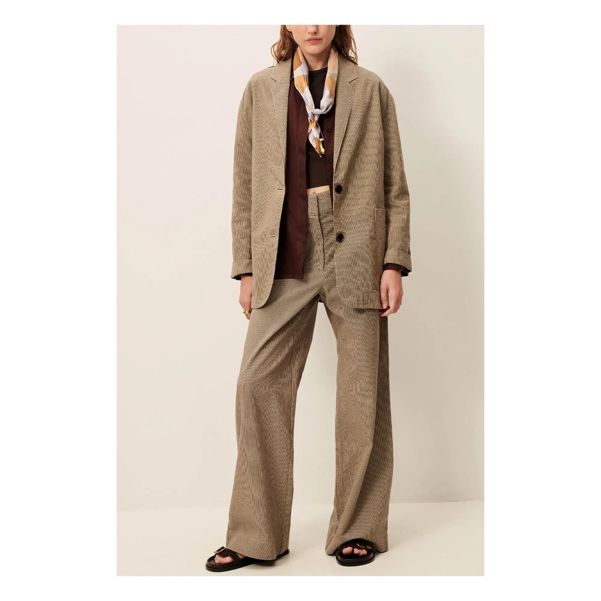 Sessùn - Manhaboo Striped Jeans | Grey