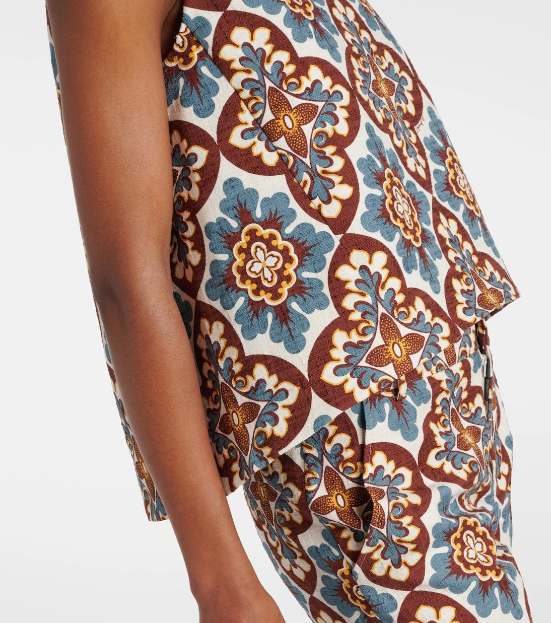 La DoubleJ - La Scala printed cotton top