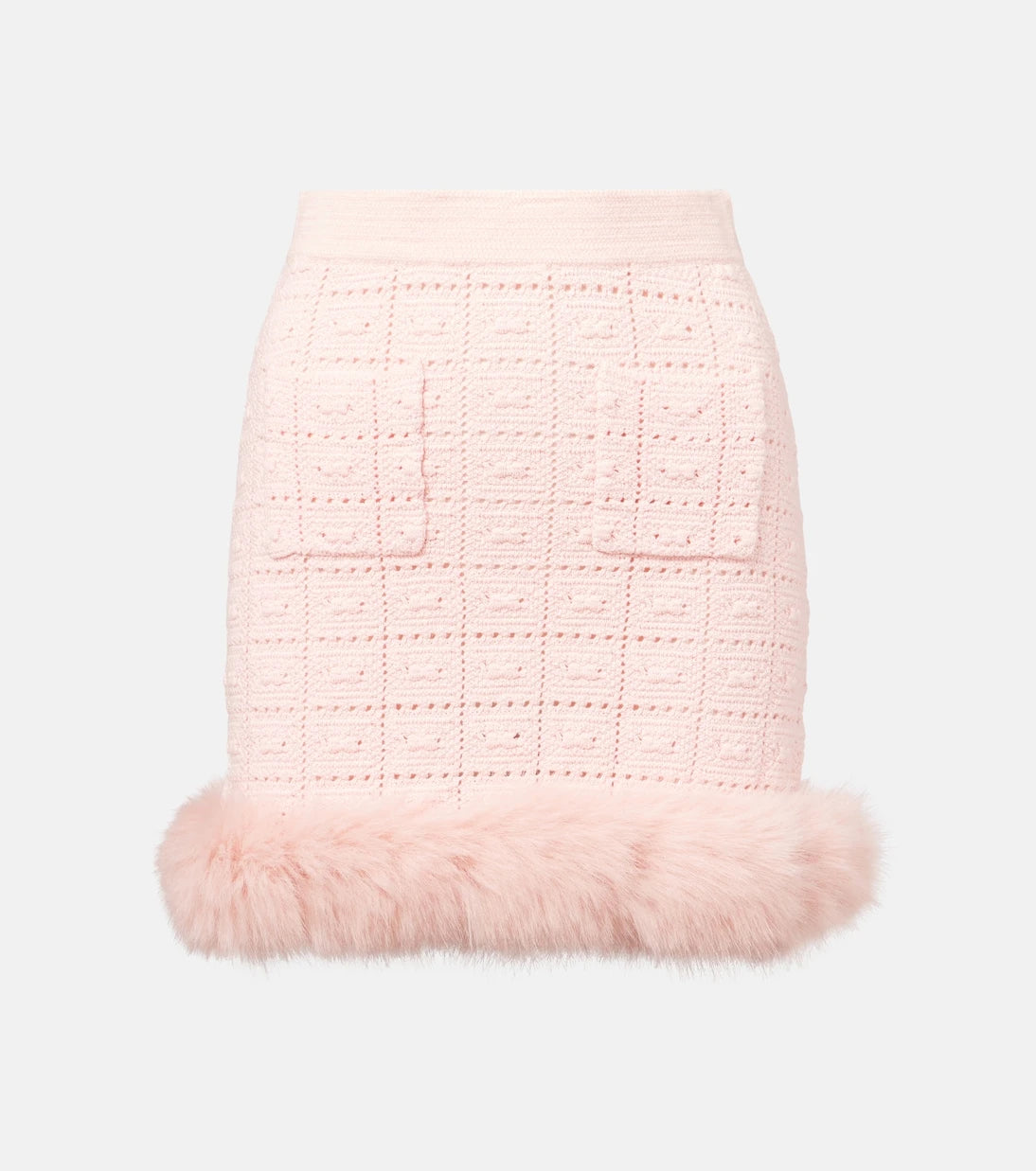 Self-Portrait - Crochet miniskirt