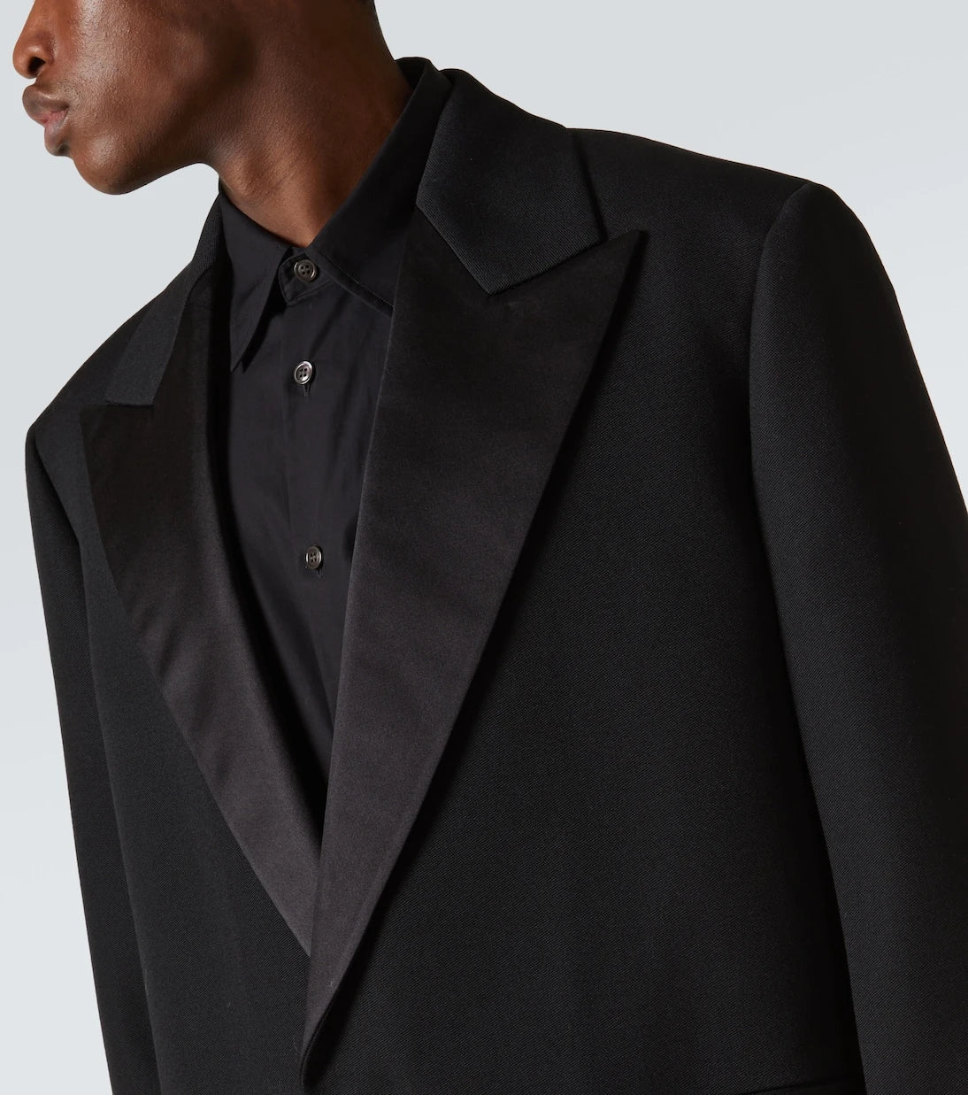 Jil Sander - Silk-trimmed wool coat