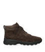 Suede Triple Stitch Vetta Sneakers DARK BROWN