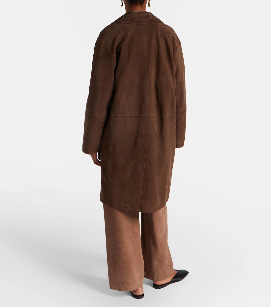 'S Max Mara - Fulmine suede wide-leg pants