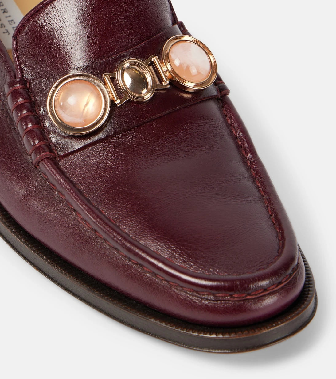Gabriela Hearst - Melchora embellished leather loafers
