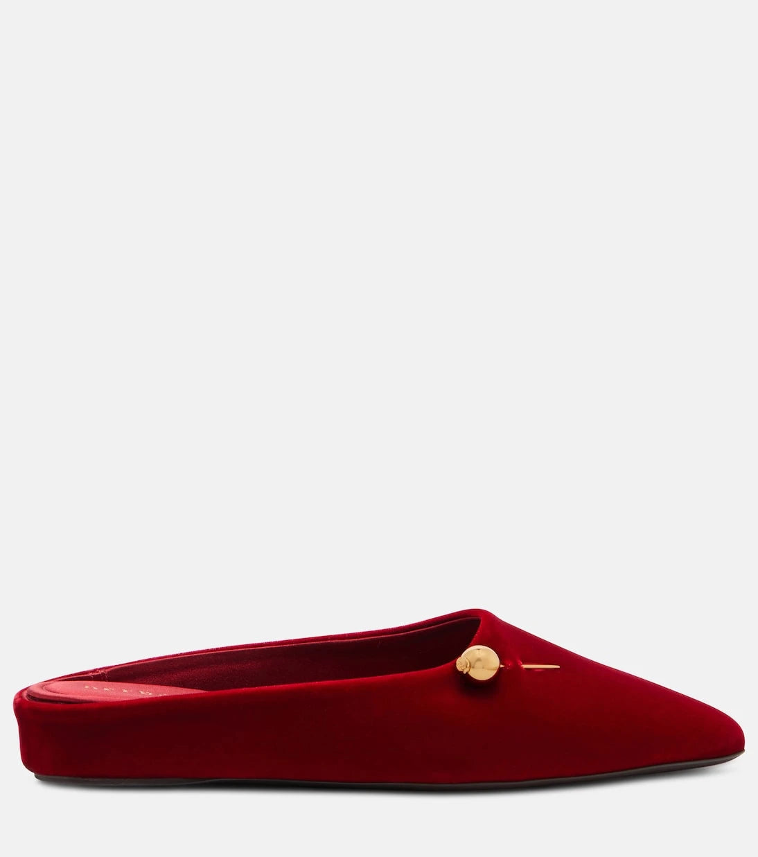 Herbert Levine - Sleep On It velvet wedge mules