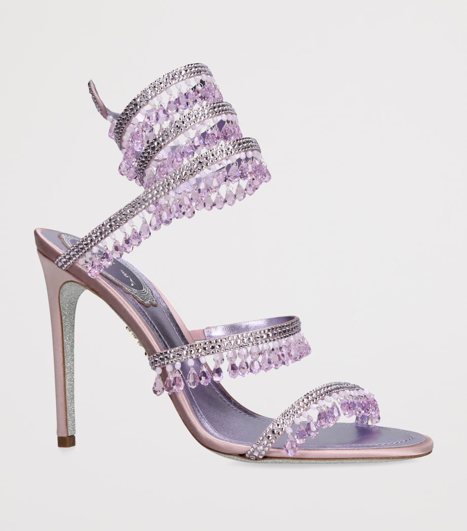 René Caovilla Embellished Chandelier Sandals 105