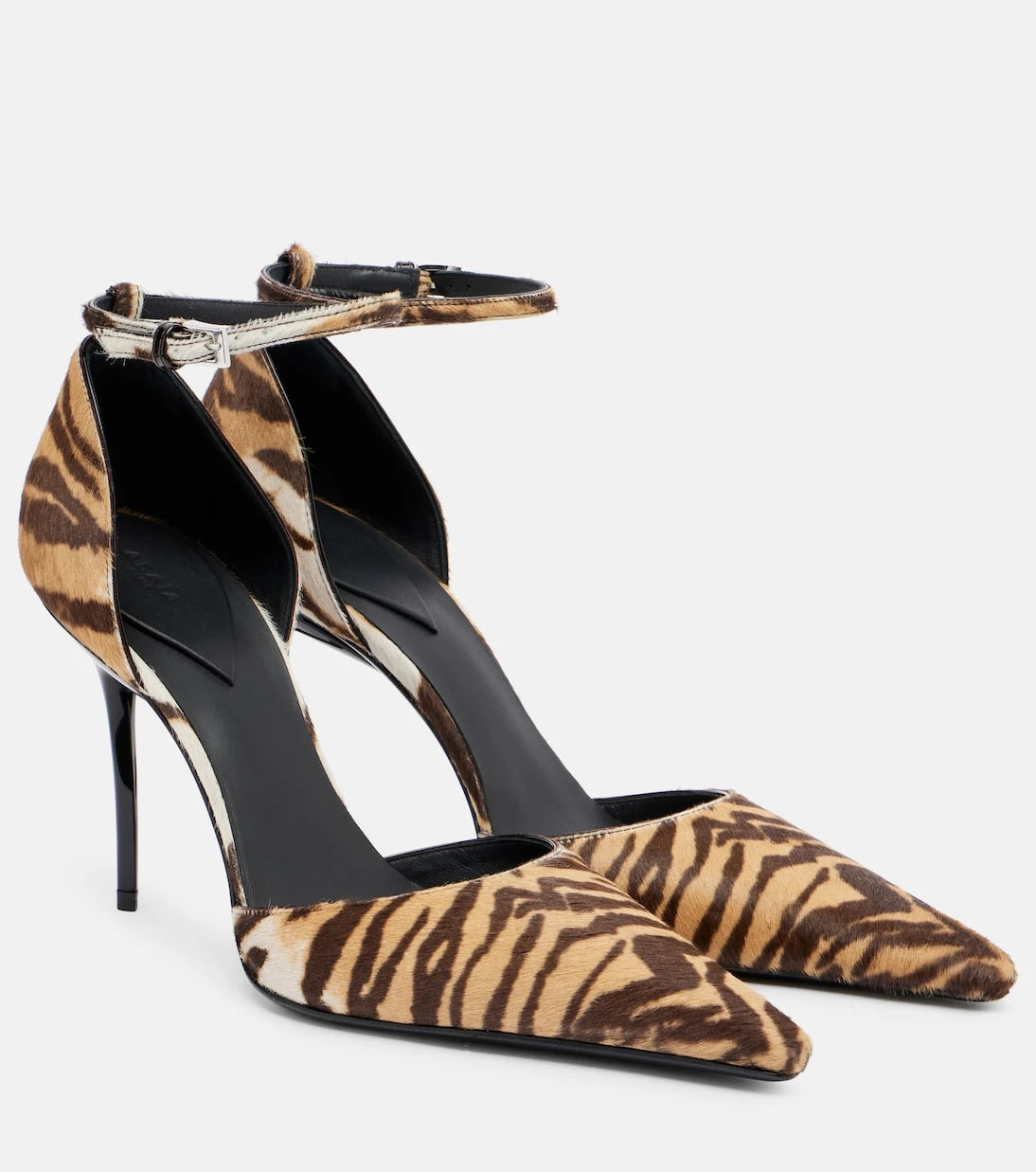 Alaïa - 90 tiger-print calf hair pumps