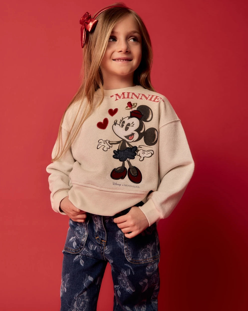 Monnalisa - x Disney® printed cotton-blend sweatshirt