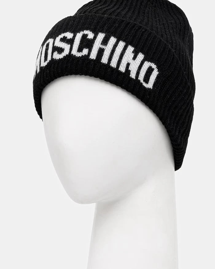 Moschino шапка дамска от вълнена материя
