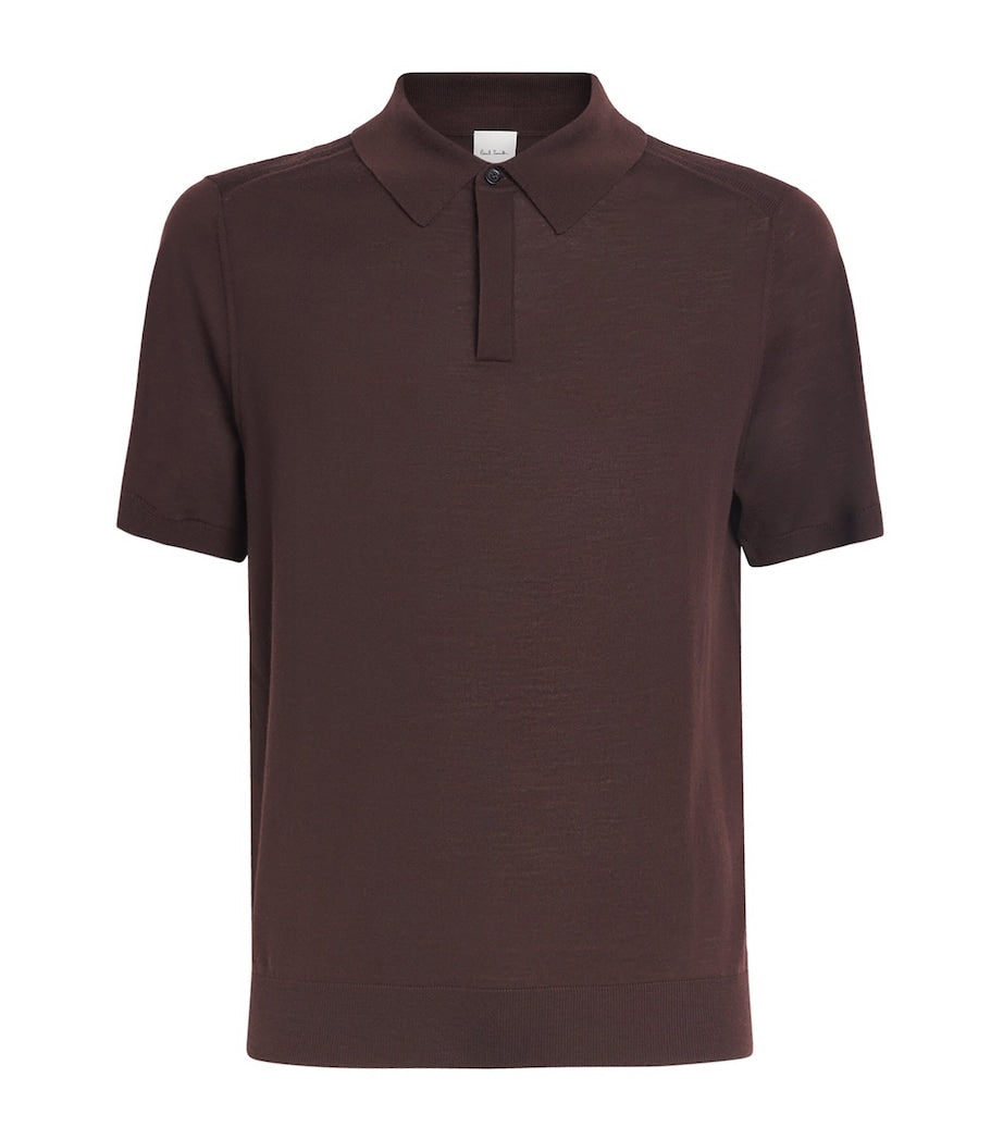 Paul Smith Merino Signature Stripe Polo Shirt
