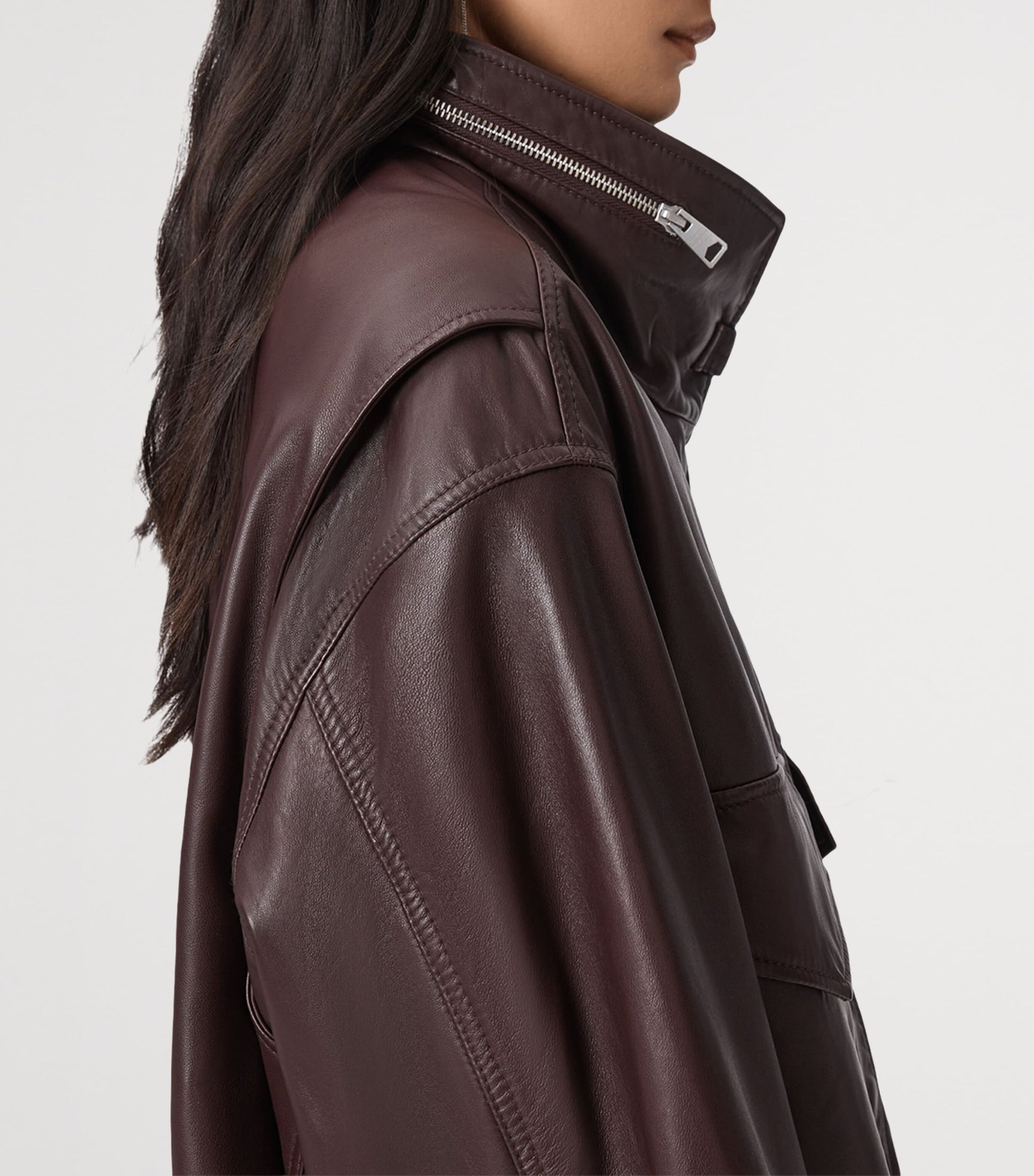 Clay Leather Jacket OXBLOOD RED
