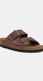 Birkenstock чехли за деца от велур Arizona