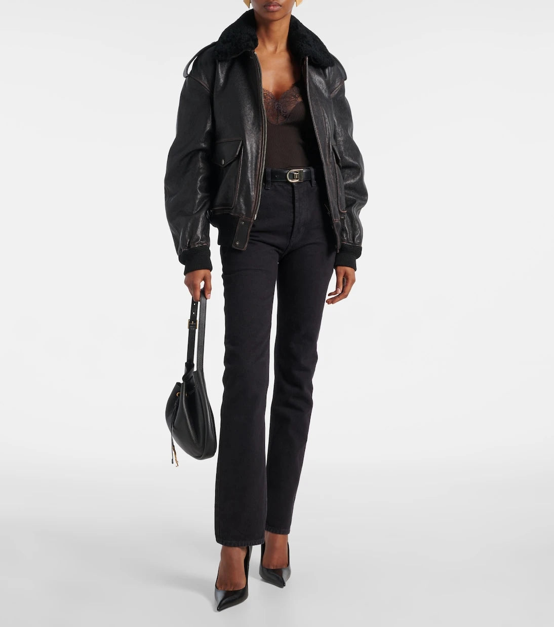 Saint Laurent - 90s high-rise flared jeans