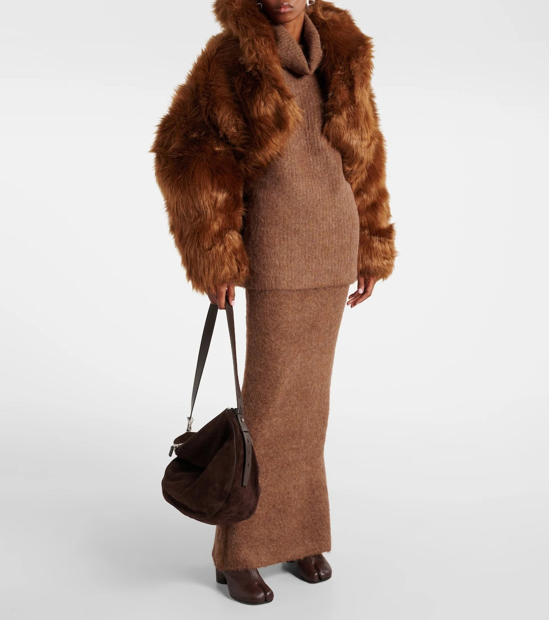 Entire Studios - Vicinity cropped faux fur jacket