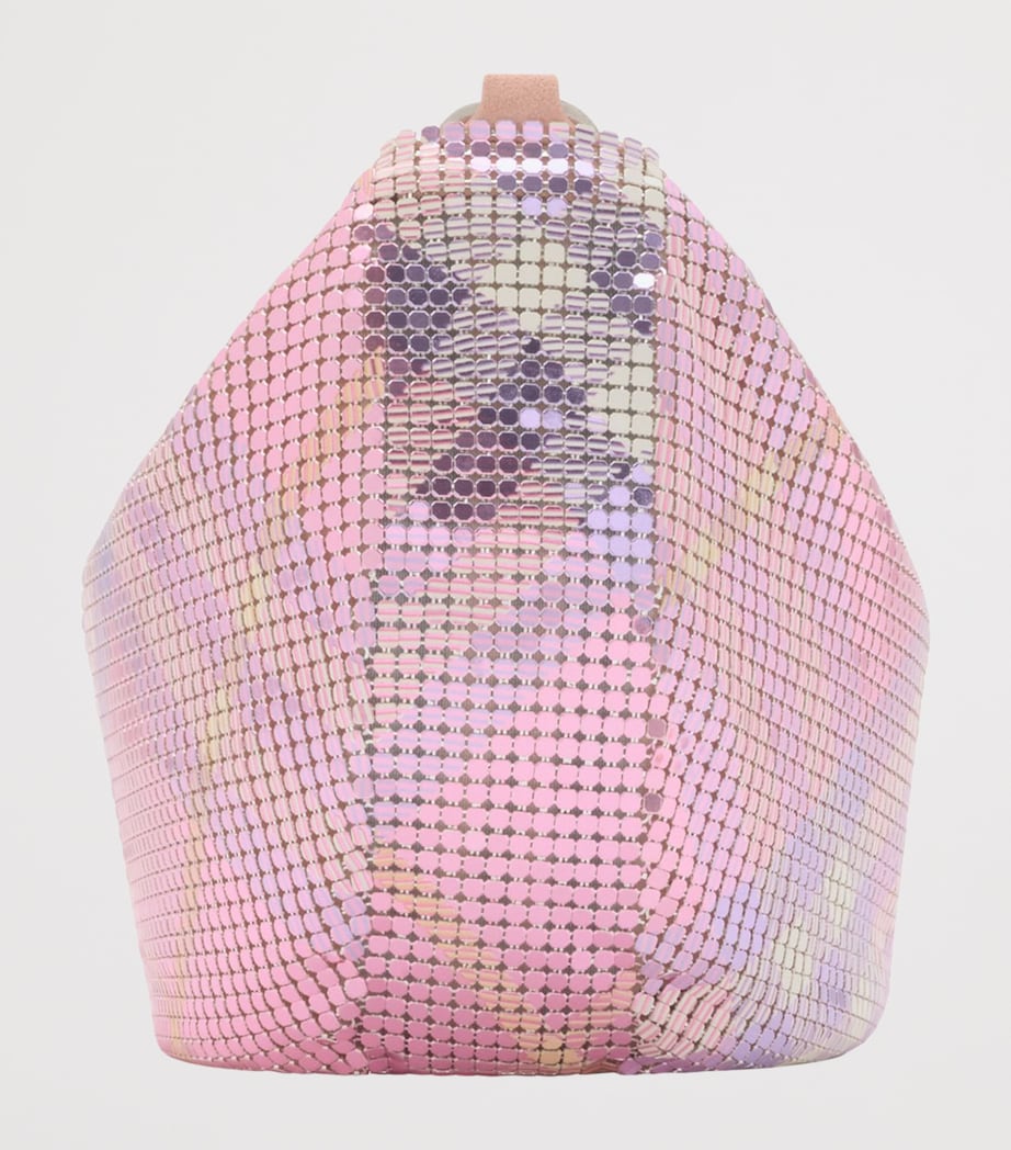 Pink Chainmail Shoulder Bag